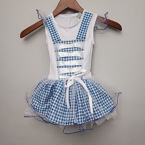 Wizard of Oz‎ Dorothy Costume Kids/Toddler Size XS Tutu Style Halloween Dress Up